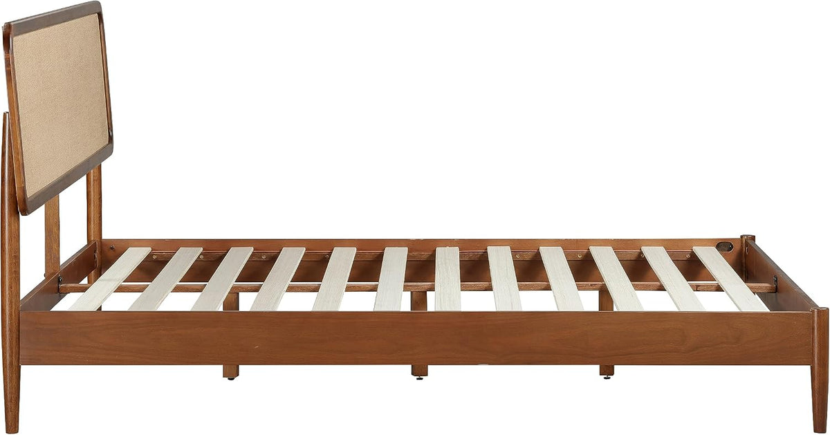 ntc lupin wooden bed frame with headboard, crafted, view 9