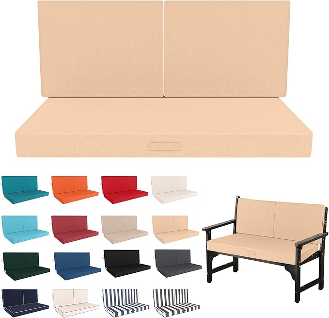 Outdoor Loveseat Cushions, 46x24 Outdoor Chair Cushions by Vulacko