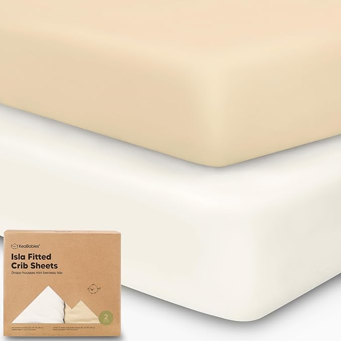 KeaBabies 2-Pack Baby Crib Sheets by KeaBabies