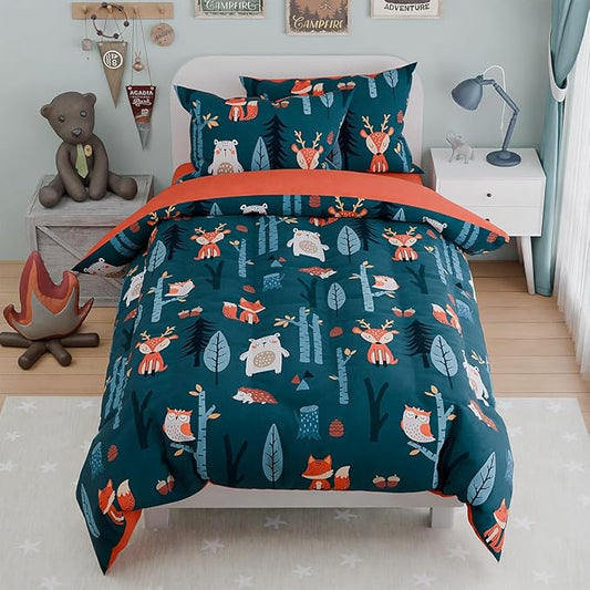 Woodland Animal Kids Bedding Set by SANDJEST