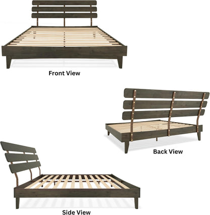 bme caden 15 inch king bedframe, adjustable headboard, close-up detail