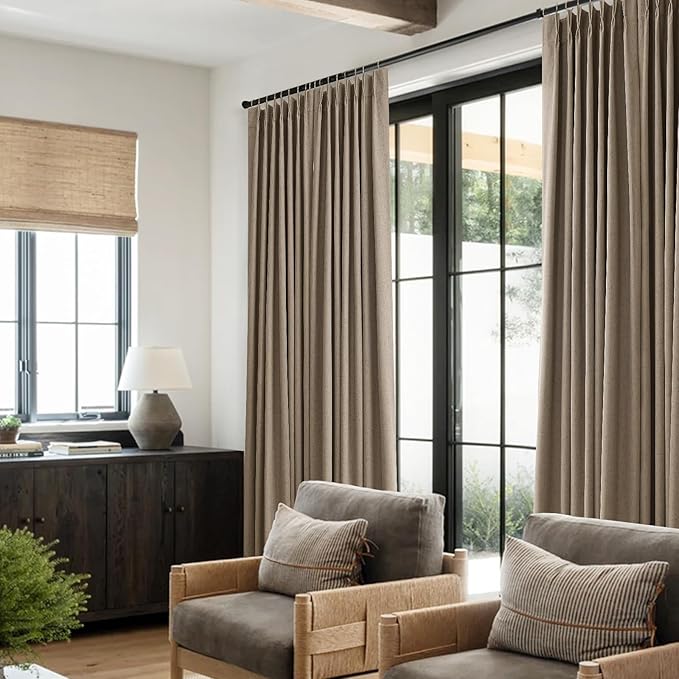 Light Brown Blackout Curtains 84 Inch Long - Image 7