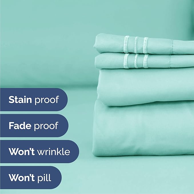 Cal King Size 4 Piece Sheet Set - Image 5