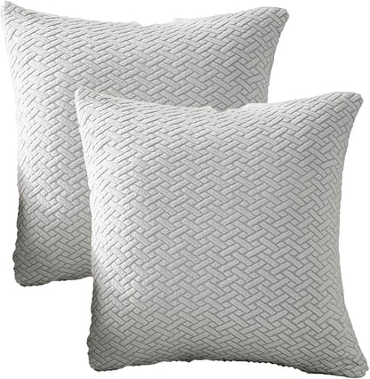 Throw Pillow Covers Couch Pillows Covers Wear-Resistant Universal Stretch by YoovatSofaCovers