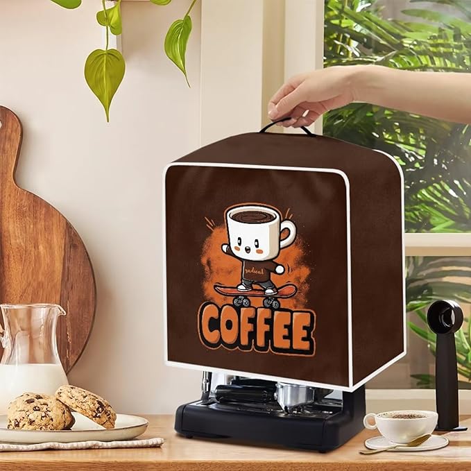 Coffee Maker Dust Cover Funny Mixer Small Kitchen Appliance Protector Foldable - Image 4