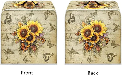 Mumeson Butterfly Sunflower Coffee Maker Cover, Universal Waterproof and - Image 7