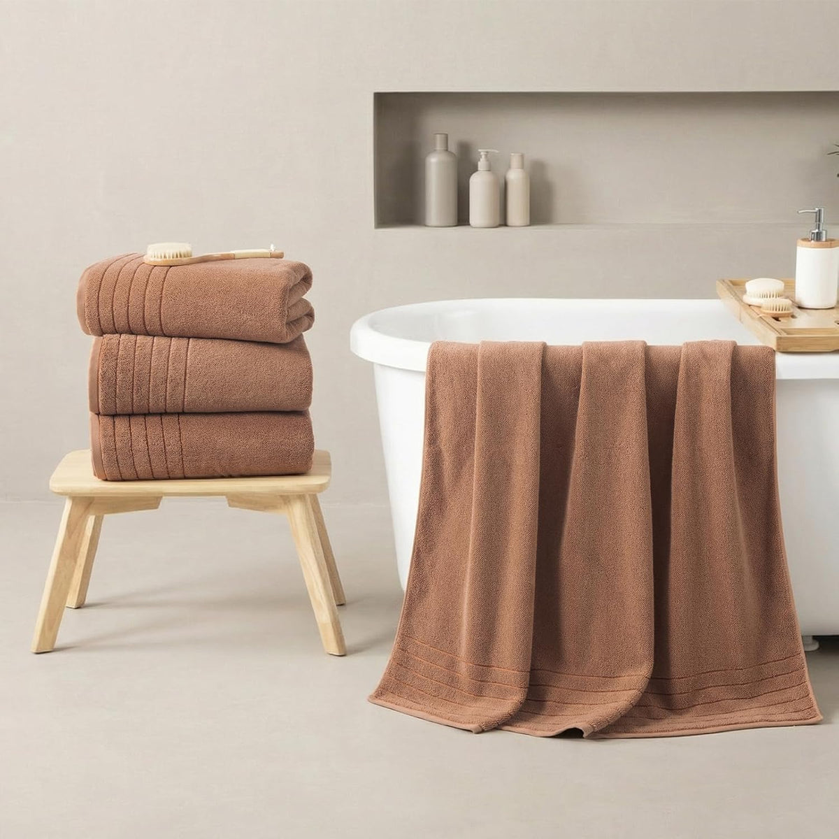 redkiss luxury bath towels set of 4, 35x70, main product view