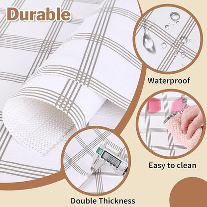 Drawer and Shelf Liner for Kitchen Cabinet: 23.6 in X 20 Ft Non Slip Waterproof - Image 3