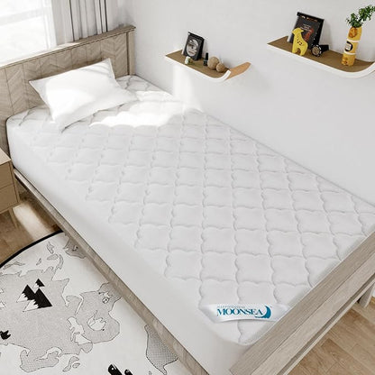 Twin XL Air Mattress Topper, Mattress Topper Twin XL Mattress Pad, Super Soft - Image 6