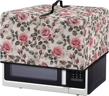 Microwave Dust Cover, Rose Heat-Resistant Waterproof Polyester Fabric Microwave by Unknown