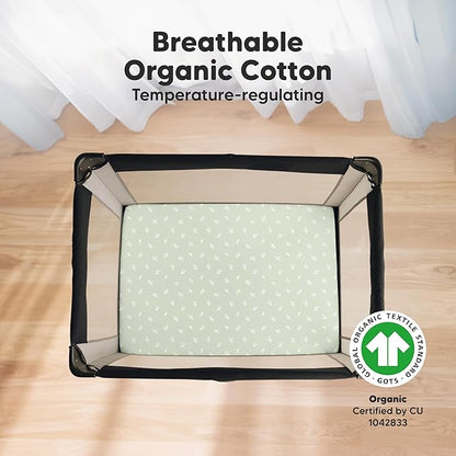 2-Pack Mini Crib Sheets Fitted - Image 2