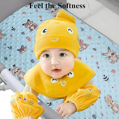 Dot Bassinet Sheet Set 2 Pack Stretch Fitted Cradle Sheets, Ultra Soft - Image 4