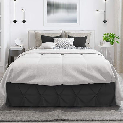 Nestl Pinch Pleat Twin Bed Skirt - Image 2