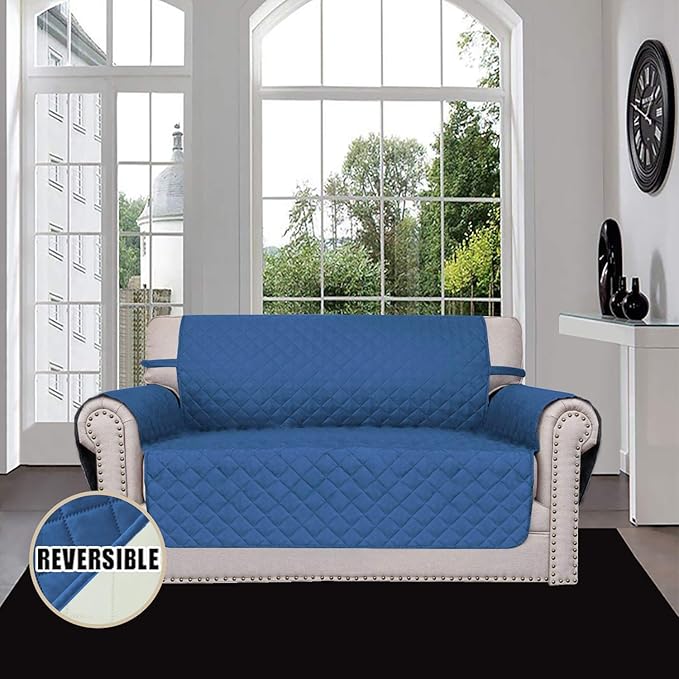 Easy-Going Reversible Loveseat Couch Cover - Image 2