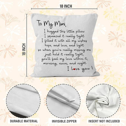 Mimi Gifts Throw Pillow Covers 18x18, Gifts - Image 7