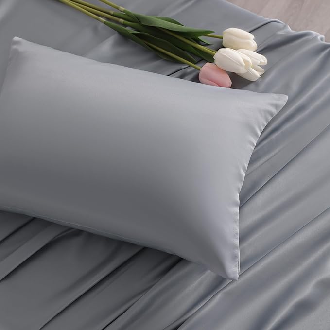 NTBAY Zippered Silk Satin Toddler Pillowcases - Image 7