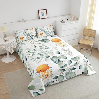 Erosebridal Kawaii Jellyfish King Comforter Set - Image 4