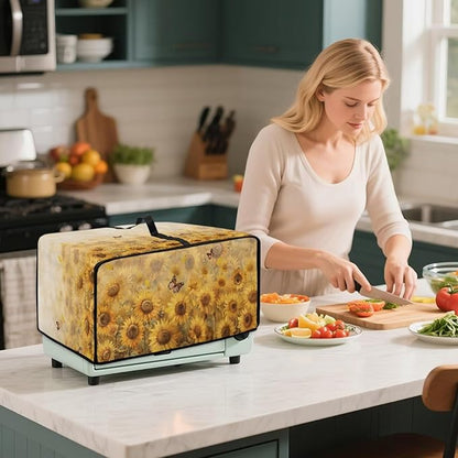 Microwave Oven Cover Dustproof Air Fryer Toaster Oven Protector - Image 7