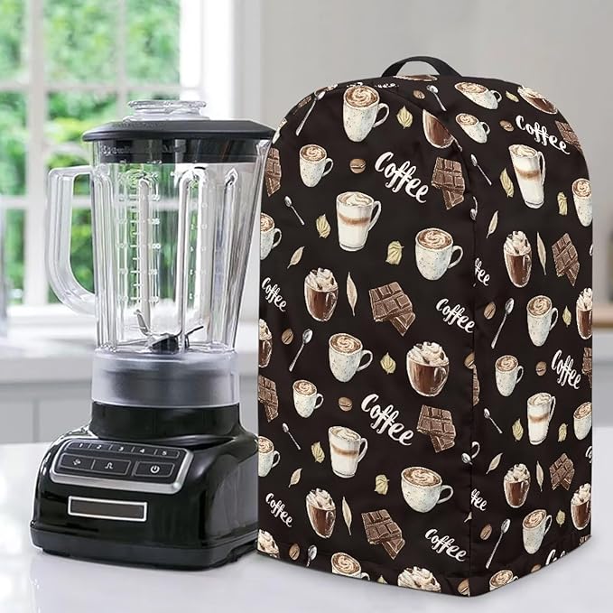 Chocolate Coffee Cups Blender Cover by Unknown