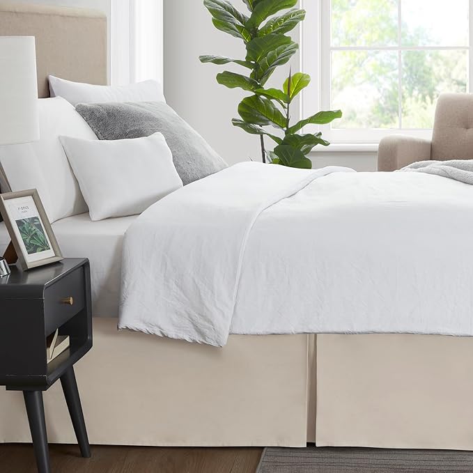 Nestl Linen Bed Skirt Queen Size - Image 3