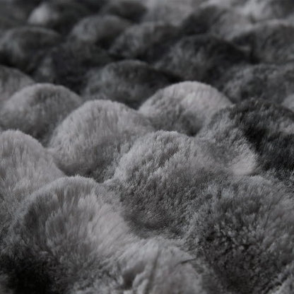 COOVA Faux Fur Throw Blanket for Couch, Cozy Soft and Fuzzy Plush Rabbit Fur - Image 5
