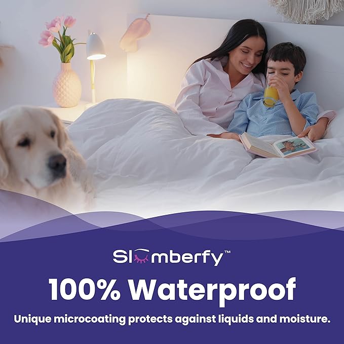Cal King Size Waterproof Bamboo Mattress Encasement by Slumberfy - Image 5