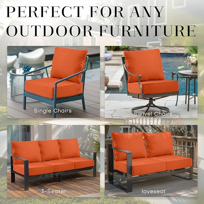 Rilyson Patio Cushions for Outdoor Furniture - Image 7