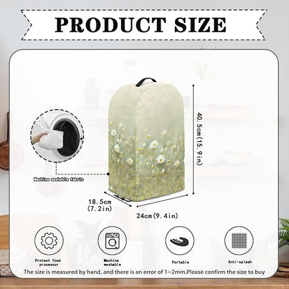 Daisy Floral Green Blender Cover - Image 6