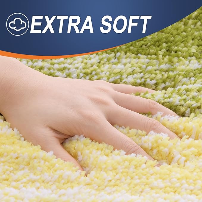OLANLY Bathroom Rugs Mat 24x16, Extra Soft Absorbent Microfiber Bath Rugs - Image 3