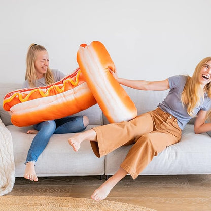 30" 3D Supreme Hot Dog Throw Pillow - Image 3
