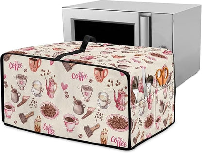 Toaster Oven Dust Cover Dustproof Stylish Convection Microwave Ovens Cover by Garucesta