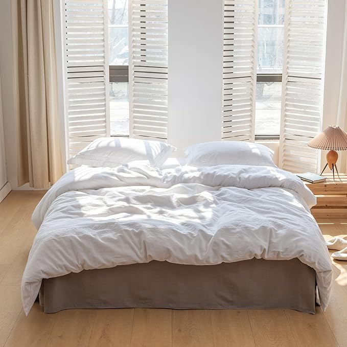 BISELINA French Linen Bed Skirt - Image 6