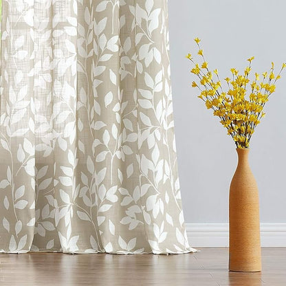 Treatmentex Leaf Semi Sheer Curtains - Image 5