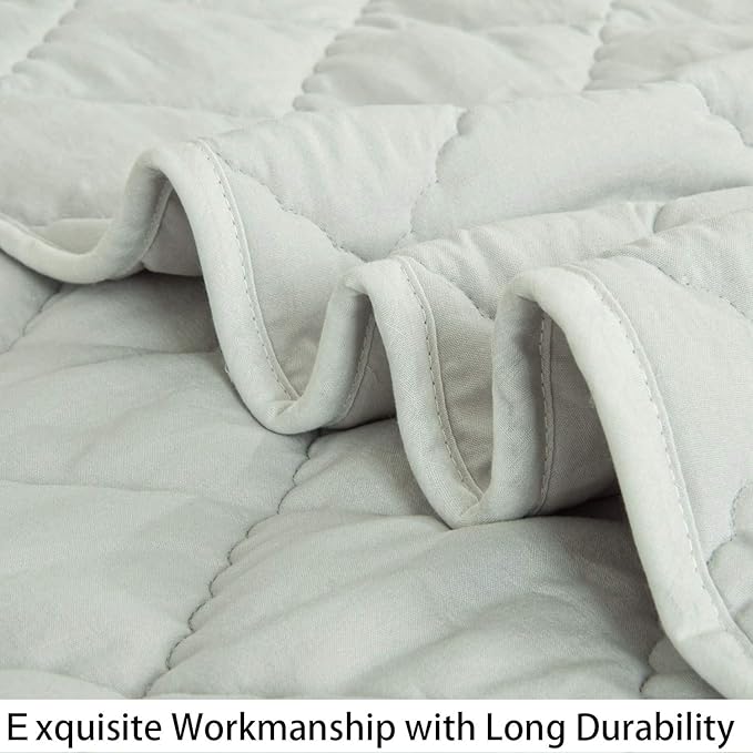 NTBAY Down Alternative Oversized Toddler Comforter, Super Soft and Warm Solid - Image 2