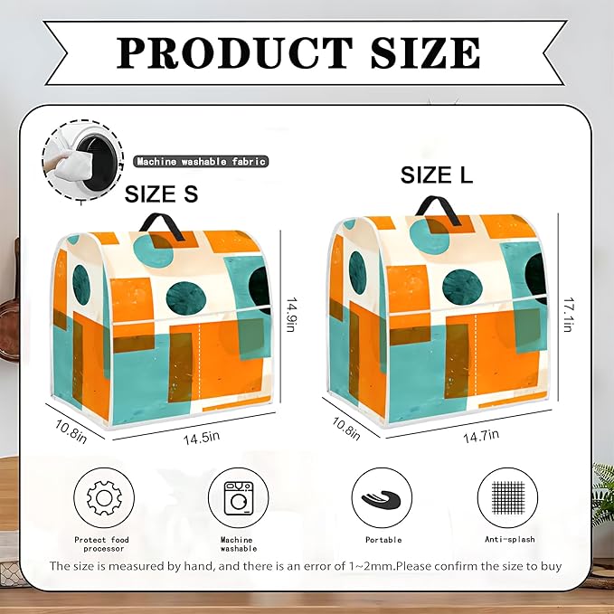 Mixer Dust Cover for 8.5-9.5 Qt Stand Mixer, Cloth Cover - Image 2