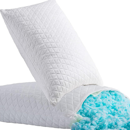 memory foam pillows for side sleepers,firm pillows standard, main product view
