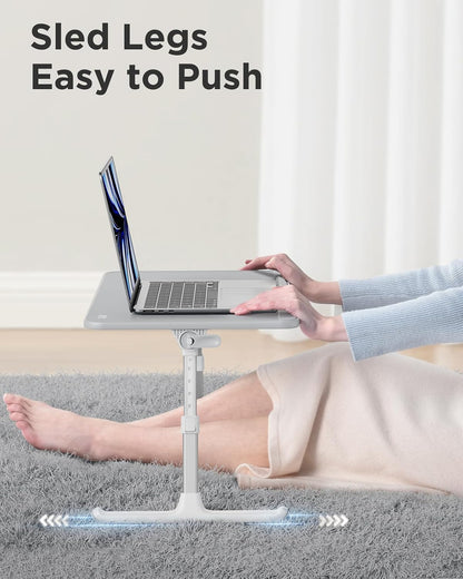 saiji non-slip leather laptop bed tray table,lap desk showing dimensions