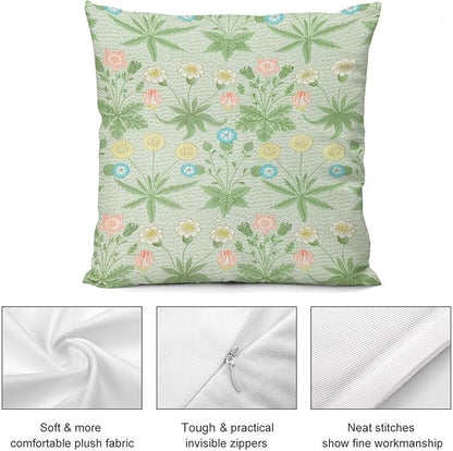 William Morris Floral Original Throw Pillow Covers Boho Chic Retro Floral Cozy - Image 8