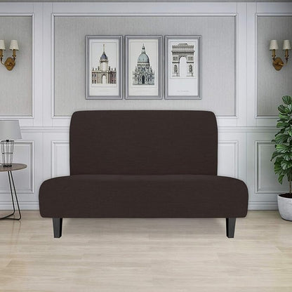 Easy-Going Stretch Futon Slipcover Armless Futon Bed Cover Furniture Protector - Image 2