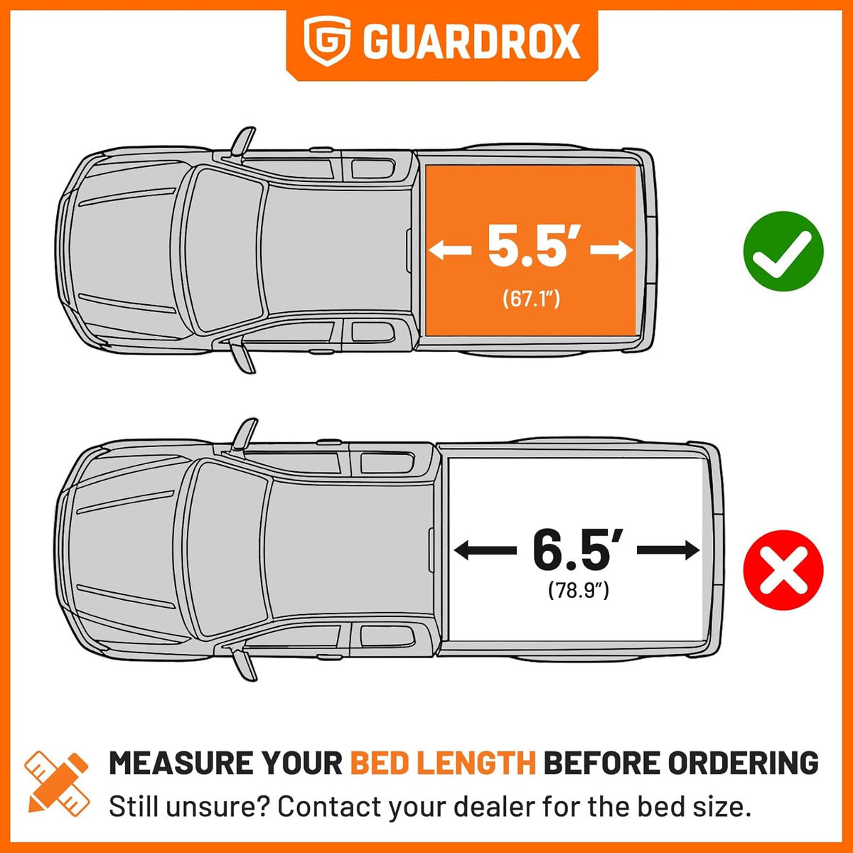l5 low profile hard tri-fold truck tonneau cover shown in use