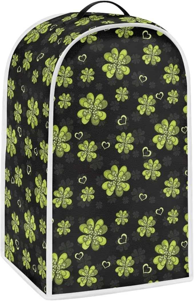Talayituse Shamrock Heart Print Blender Dust Cover, Fingerprint Protection Cover - Image 2