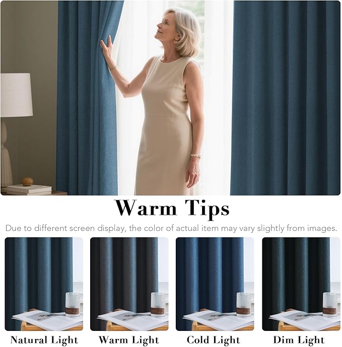 H.VERSAILTEX Blackout Curtain 108 Inches Long - Image 7