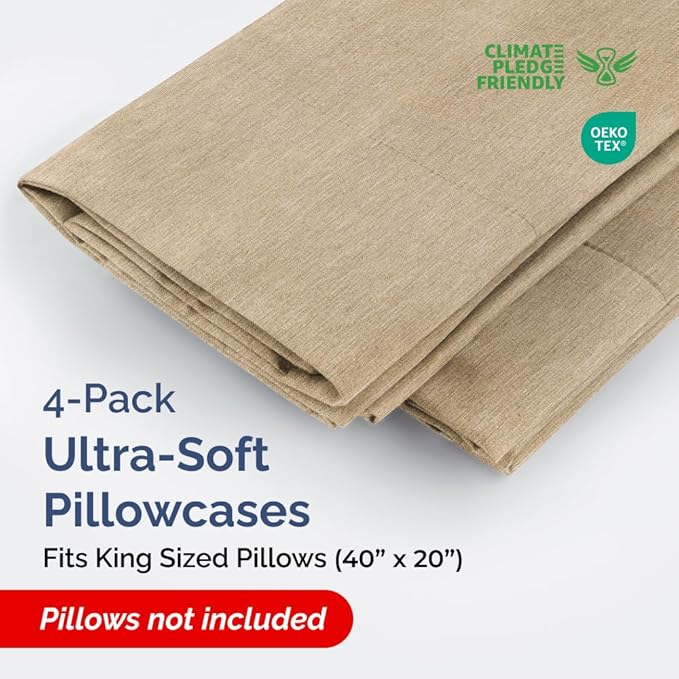 King Pillow Cases Set of 4 - Image 2