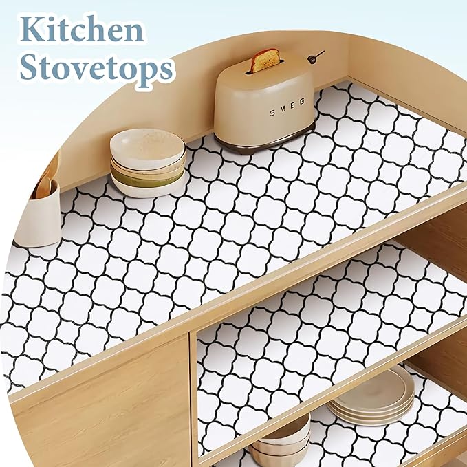 Shelf Drawer Liners for Kitchen Cabinets 11.8 x 236 Inches Non Adhesive Drawer - Image 3