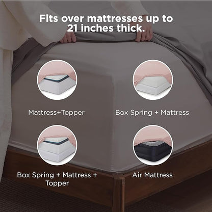 Bedsure Deep Pocket Full Size Bed Sheets Set - Image 2