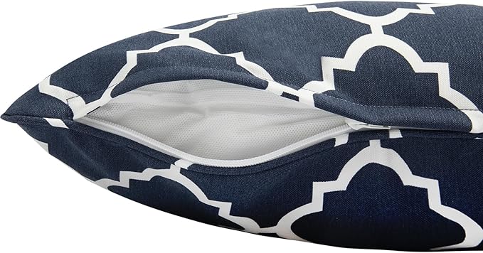Outdoor Lumbar Pillows Water Resistant 12x20 inch, Decorative Throw Pillow Set - Image 4