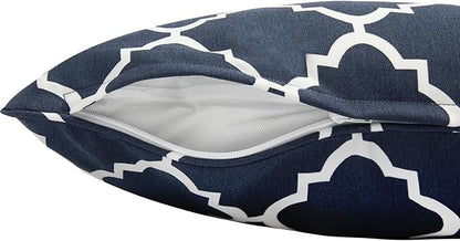 Outdoor Lumbar Pillows Water Resistant 12x20 inch, Decorative Throw Pillow Set - Image 4