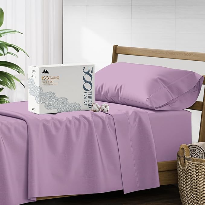 Mayfair Linen 500 Thread Count Twin XL Cotton Sheets by MayfairLinen