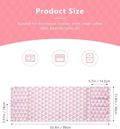 Microwave Oven Cover Dustproof Cotton Machine Protector Decorative Kitchen - Image 2