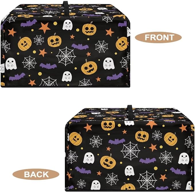 Microwave Ovens Dust Cover, Halloween Spiderweb Polyester Waterproof Countertop - Image 5